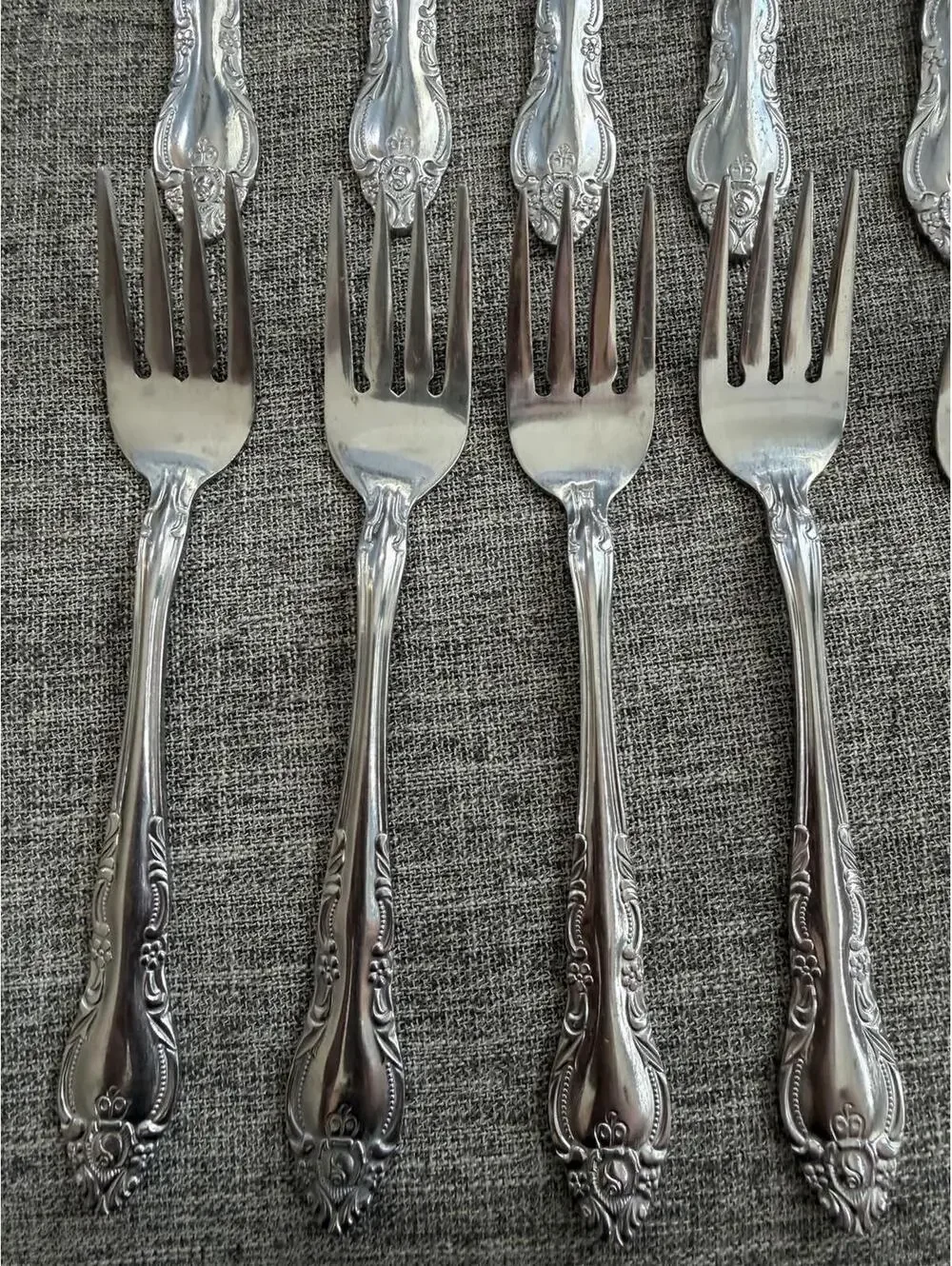 Oneida Northland Stainless Steel Malmaison Salad Fork Set Of 12